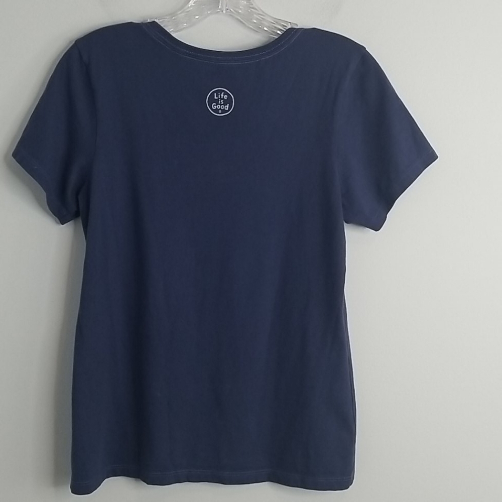 Life Is Good Patriotic USA Flag Crusher Tee XS - Picture 6 of 8